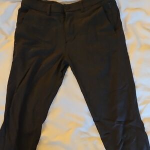 Lulumen Men's Black Pants (Stretchable)